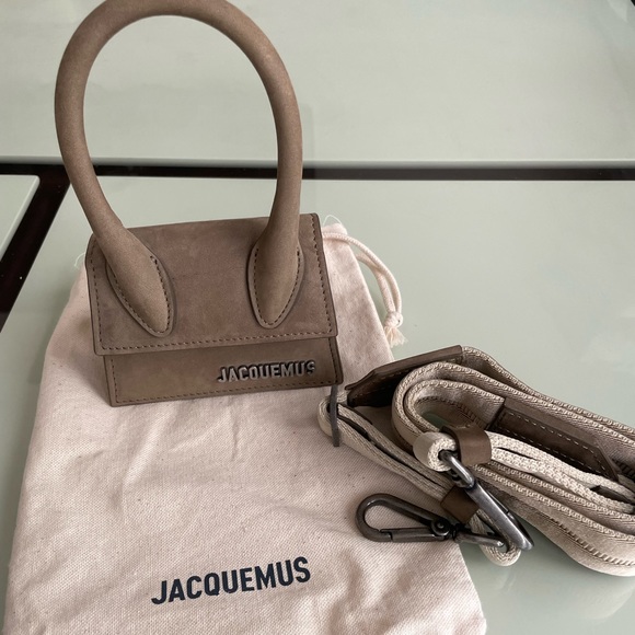 Jacquemus Handbags - Authentic JACQUEMUS Le Chiquito Natural Homme Mini Satchel Bag